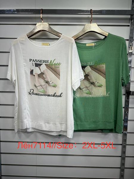 Футболка Even&Efair (2XL-5XL) 7114 mix (лето)