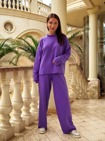Костюм спорт WideRange (44-58) 858-1 purple (деми)