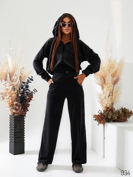 Костюм спорт WideRange (40-54) 934 black (деми)