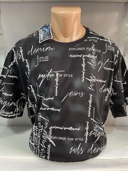 Футболка Sabihina (3XL-6XL) SB624 black (лето)