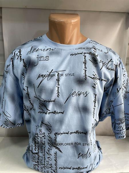Футболка Sabihina (3XL-6XL) SB628 l.blue (лето)