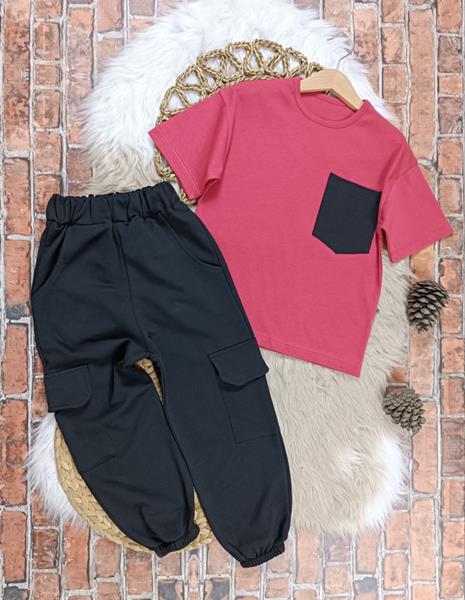 Костюм спорт Fili kids (4-12) FK683 pink (лето)