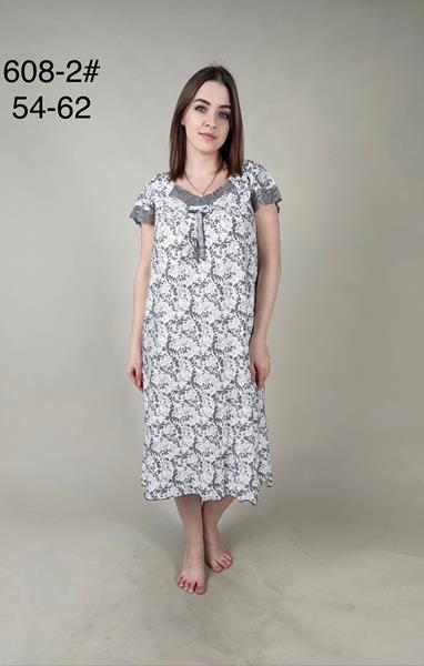 Ночнушка Fili Wear (54-62) 608-2 grey (лето)