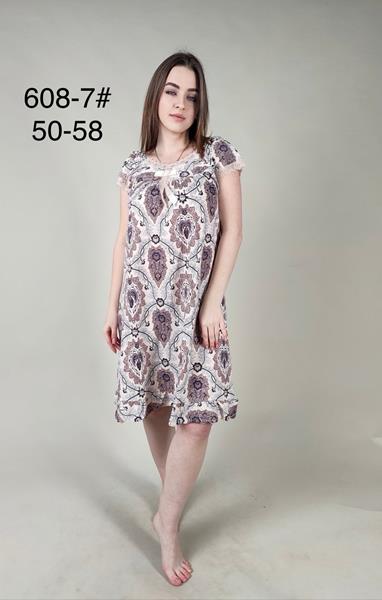 Ночнушка Fili Wear (50-58) 608-7 brown (лето)