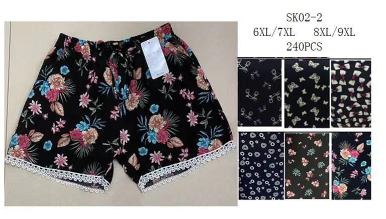 Шорты Алия (6XL-9XL) SK02-2 mix (лето)