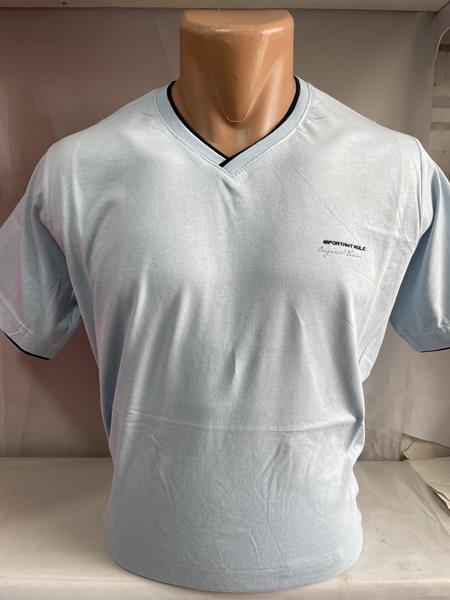Футболка Sabihina (4XL-7XL) SB679 l.blue (лето)