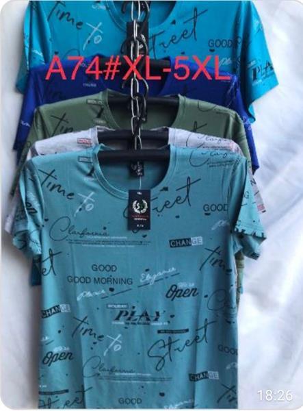 Футболка Giang (XL-5XL) A74 mix (лето)