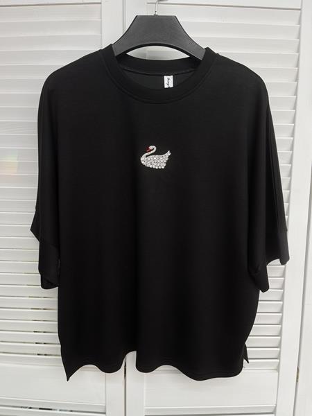 Футболка Karon (one size) 9110 black (лето)