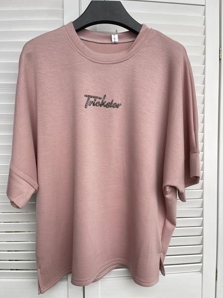 Футболка Karon (one size) 9110-7 pink (лето)