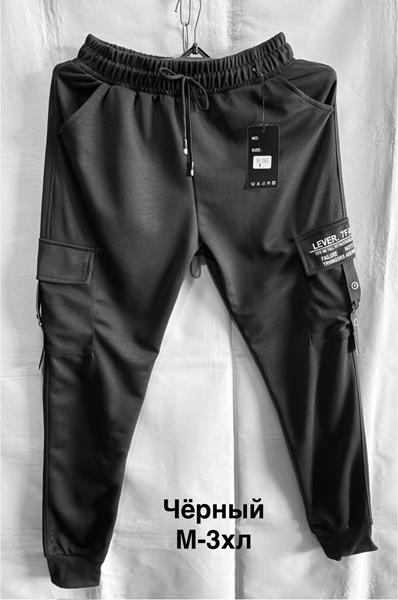 Штаны спорт Minh (M-3XL) 2065 black (деми)