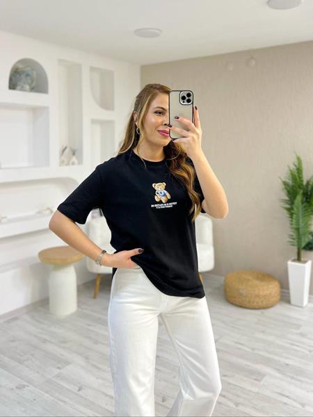 Футболка New Season (S-L) 8195 black (лето)
