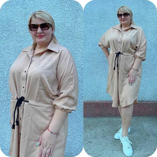 Платье BAT (50-60) 705-1 beige (деми)