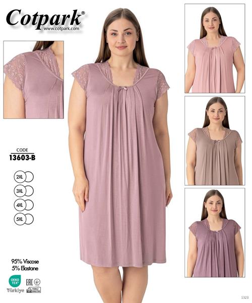 Ночнушка Romeo life (52-58) 13603B powder (лето)