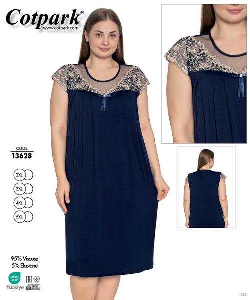 Ночнушка Romeo life (52-58) 13628 navy (лето)