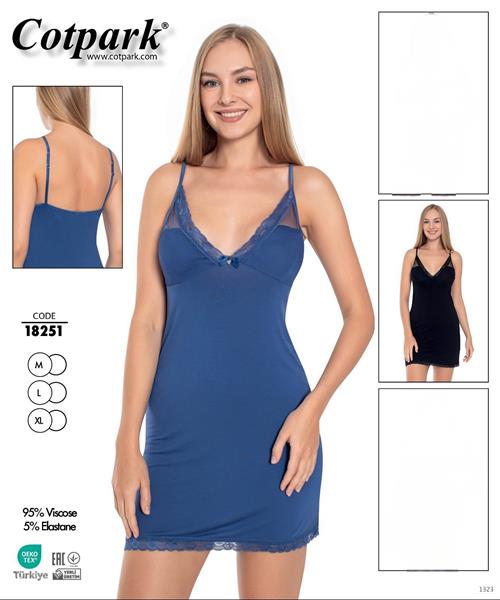 Ночнушка Romeo life (46-50) 18251 blue (лето)