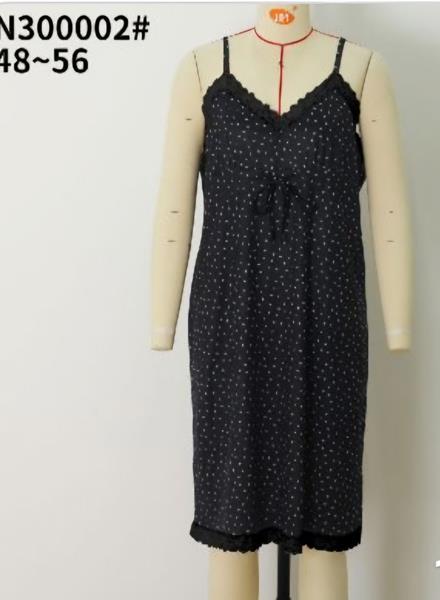 Ночнушка Romeo life (48-56) 300002 black (лето)