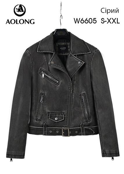 Куртка Yafeier (S-2XL) W6605 grey (деми)