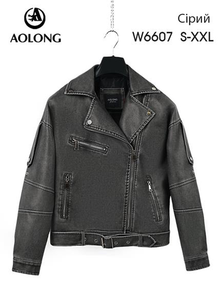 Куртка Yafeier (S-2XL) W6607 grey (деми)