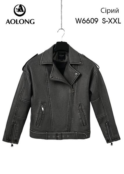 Куртка Yafeier (S-2XL) W6609 grey (деми)