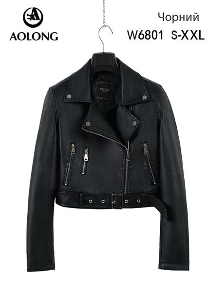 Куртка Yafeier (S-2XL) W6801 black (деми)