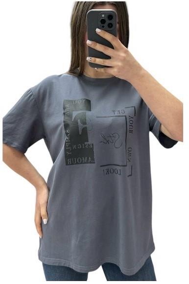 Футболка G.L.S.A (44-54) 25060 grey (лето)