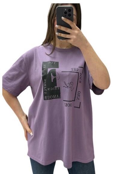 Футболка Novetly Store (44-54) 25060 lilac (лето)