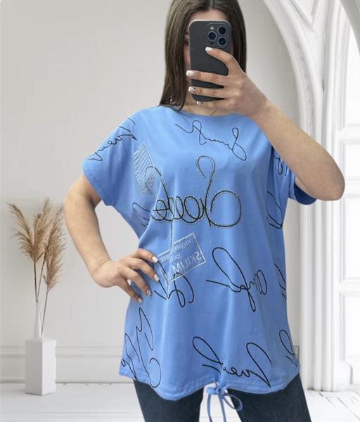 Футболка Novetly Store (52-58) 25309 l.blue (лето)