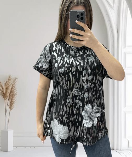 Футболка Novetly Store (48-56) 25064 black (лето)
