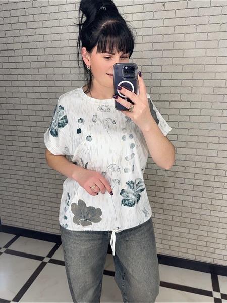 Футболка LeVisha (M-2XL) 25064 white (лето)