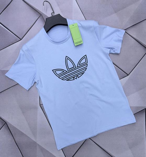 Футболка Rassul (S-2XL) 5215 l.blue (лето)