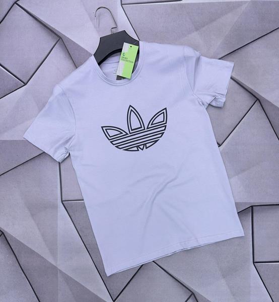 Футболка Rassul (S-2XL) 5217 l.grey (лето)