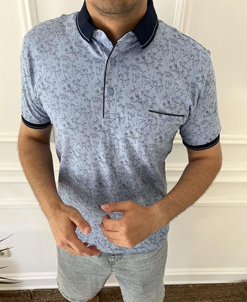 Футболка Nik (M-2XL) 55885 l.blue (лето)