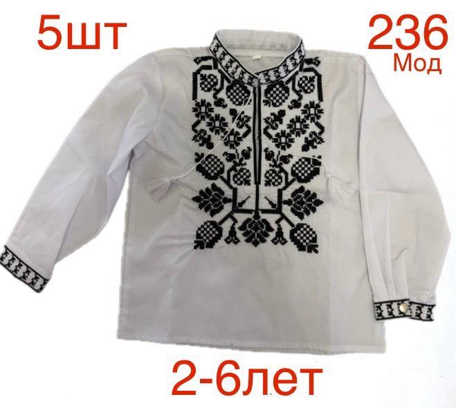 Вышиванка Надийка (2-6) 236 white (деми)