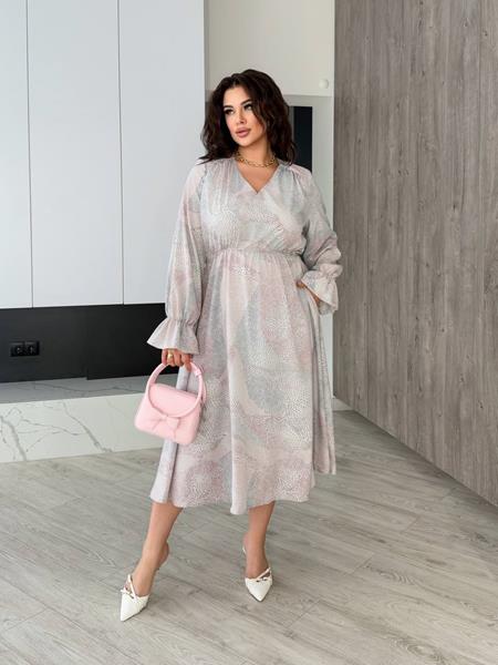 Платье EVA (50-60) 246 l.grey (деми)