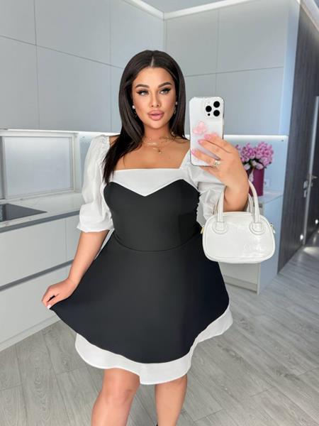 Платье EVA (42-56) 240 black (лето)