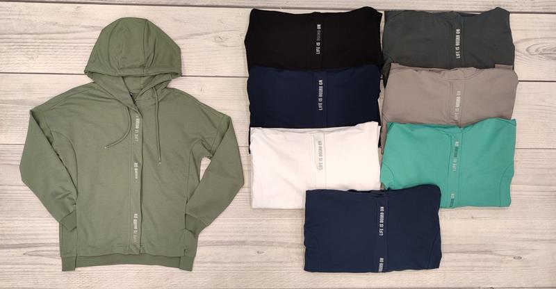 Кофта спорт sss Annet (48-56) YT-3864 olive (деми)