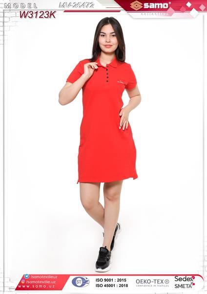 Платье sss Annet (48-56) YT-W3123 red (лето)