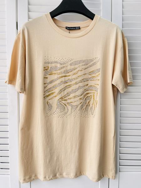 Футболка Karon (S-L) 2509 beige (лето)