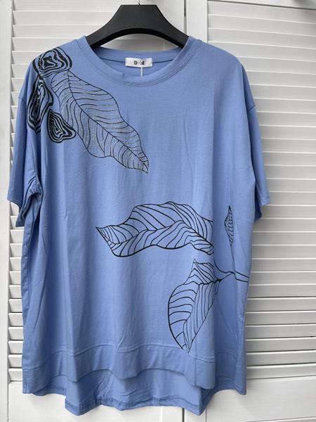Футболка Karon (one size) 707 l.blue (лето)