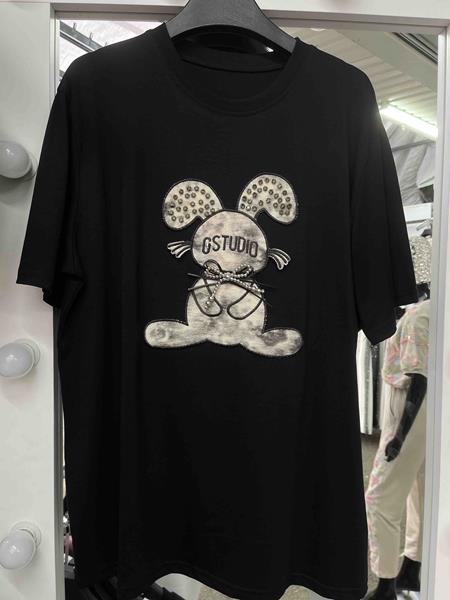 Футболка Karon (one size) 98357 black (лето)