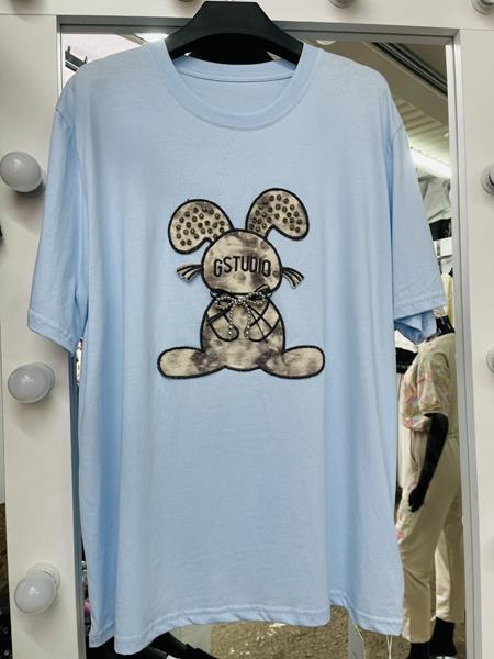 Футболка Karon (one size) 98357 l.blue (лето)