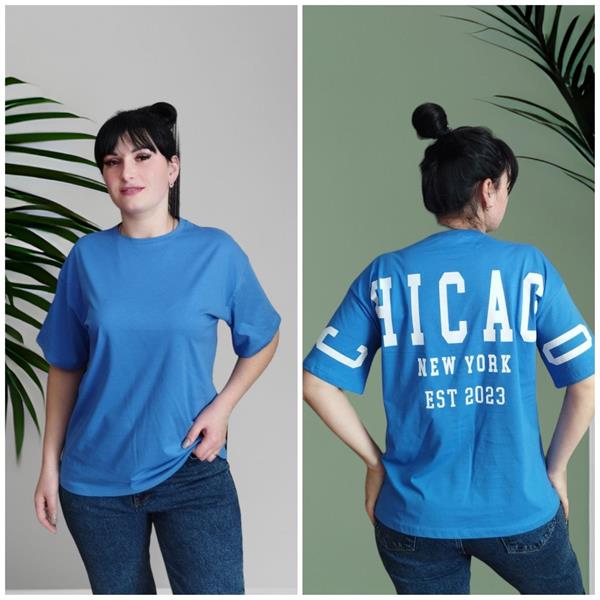 Футболка Shipi (S-L) SH184 l.blue (лето)