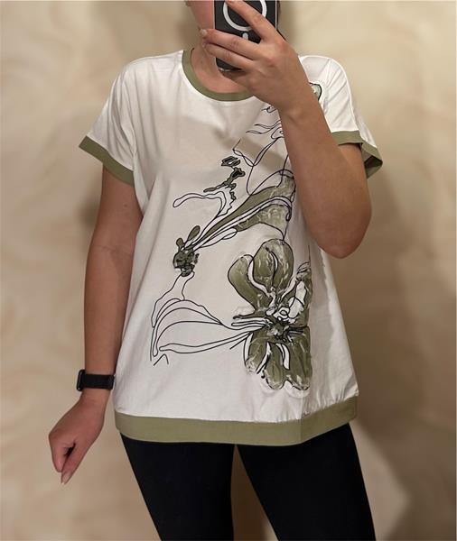 Футболка Shipi (M-2XL) 25018 white-mint (лето)