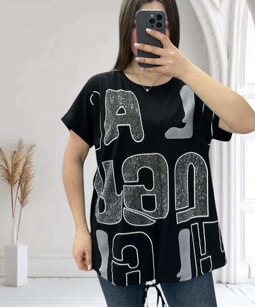 Футболка LeVisha (52-56) 25311 black (лето)