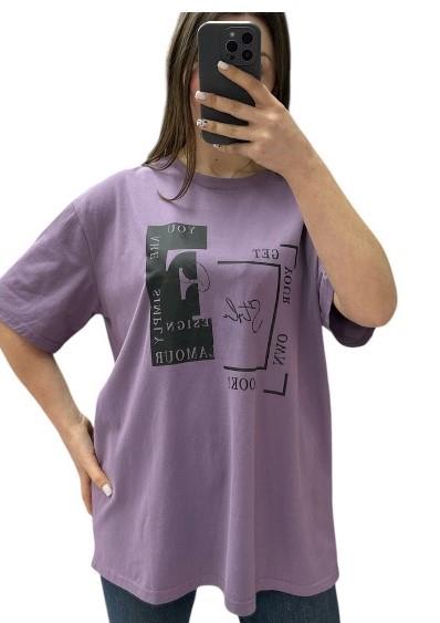 Футболка Ekvato (44-54) 25060 purple (лето)