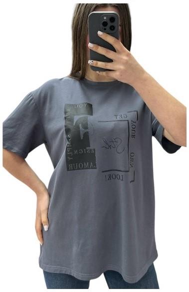 Футболка Ekvato (44-54) 25060 grey (лето)