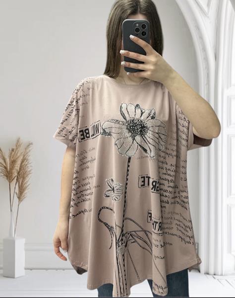 Туника Anna&Vika (54-64) 25005 beige (лето)