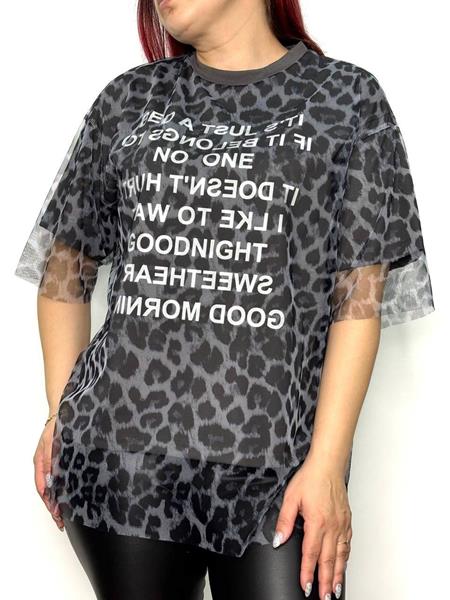 Футболка Kosta (44-48) PT0138 d.grey (лето)