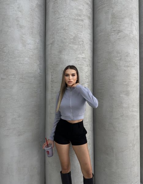 Кофта X-Ray (S-L) 2158 grey (деми)