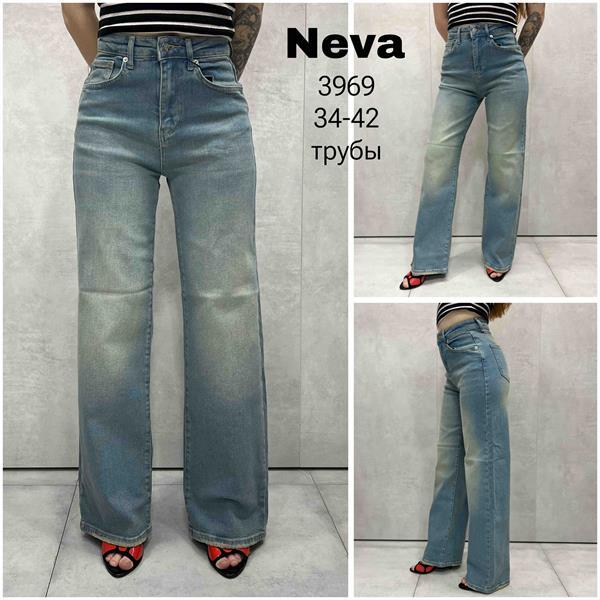 Джинсы Ruxa (32-42) 3969 l.blue (деми)